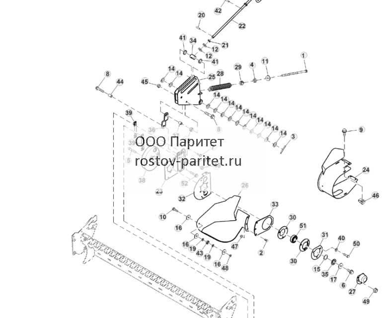 Рама подборщика  сталкиватели, стандартный подборщик (12) - ST899621 62.jpg